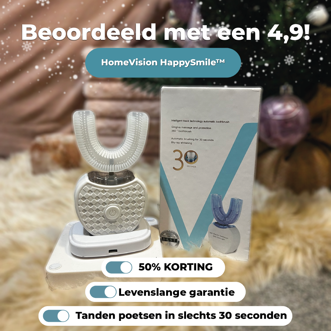 HomeVision HappySmile™ | Brush your teeth quickly and easily in 30 seconds!