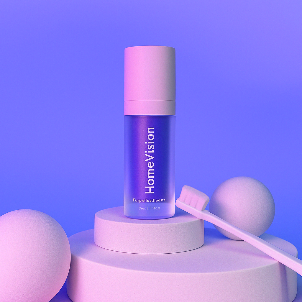 HomeVision Purple Toothpaste | Voor een wittere, stralende glimlach
